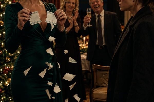 At Christmas Dinner, My Sister Tore Up My $100,000 Check, Called Me an...